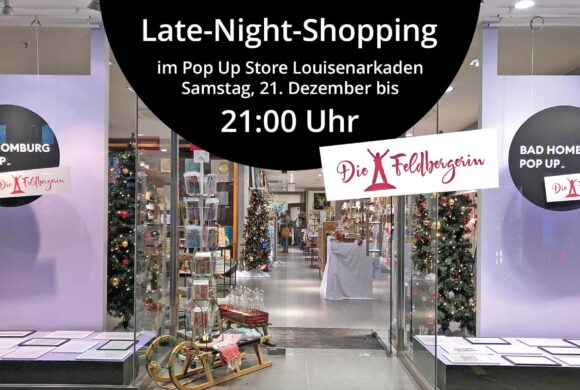 Late-Night-Shopping im Pop-up-Store